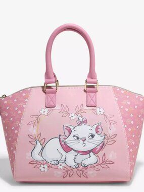 Loungefly Disney The Aristocats Marie Flowers Satchel Bag